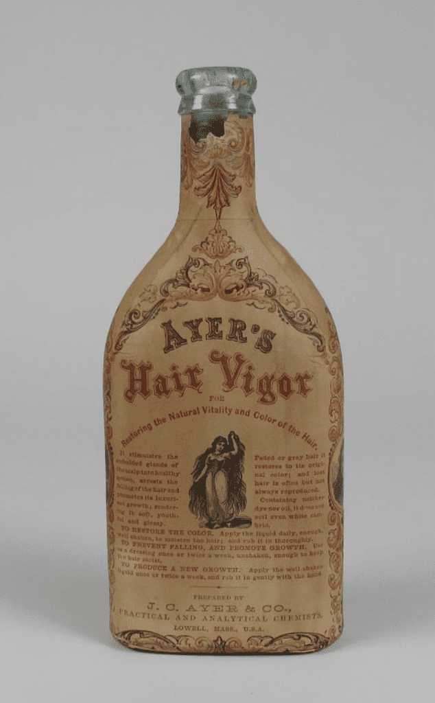 Hair loss tonics in the 1800's