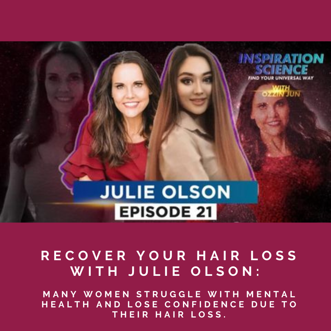 recover your hair loss with Julie. Many women lose confidence with hair loss